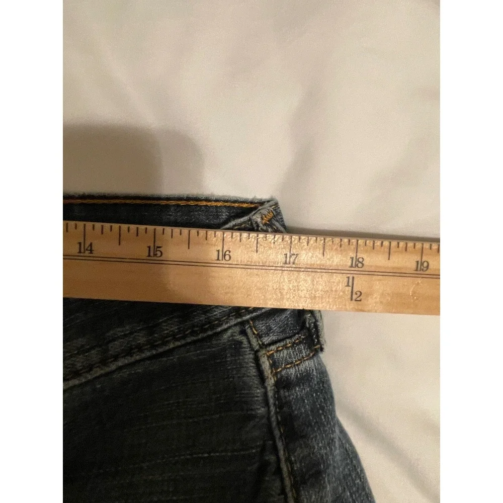 Levi's Jeans 505 Mens 36X32 Blue Denim Pants Mid Rise Regular Straight Fast Ship